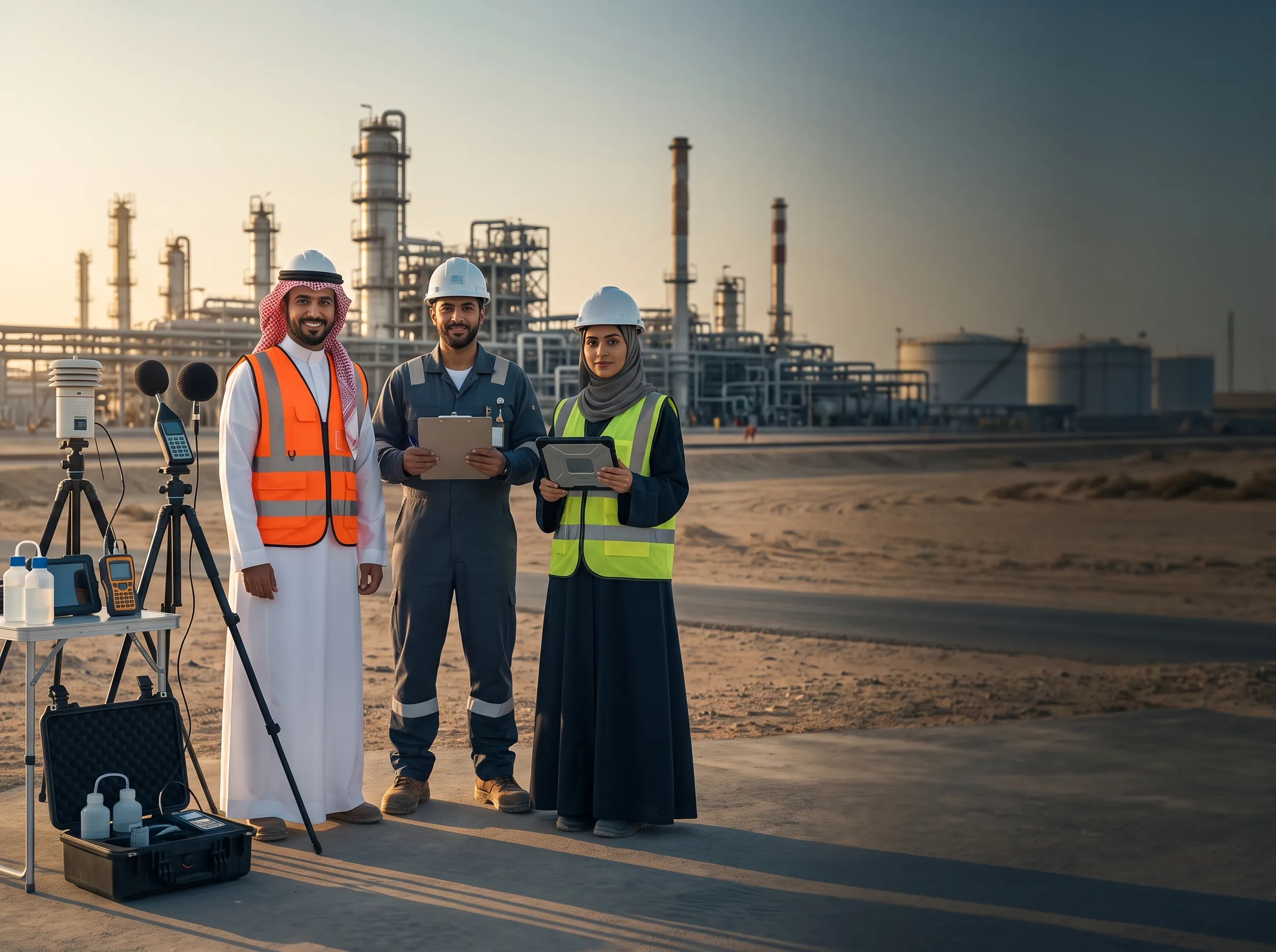 إعداد تقارير الرصد والقياسات البيئية